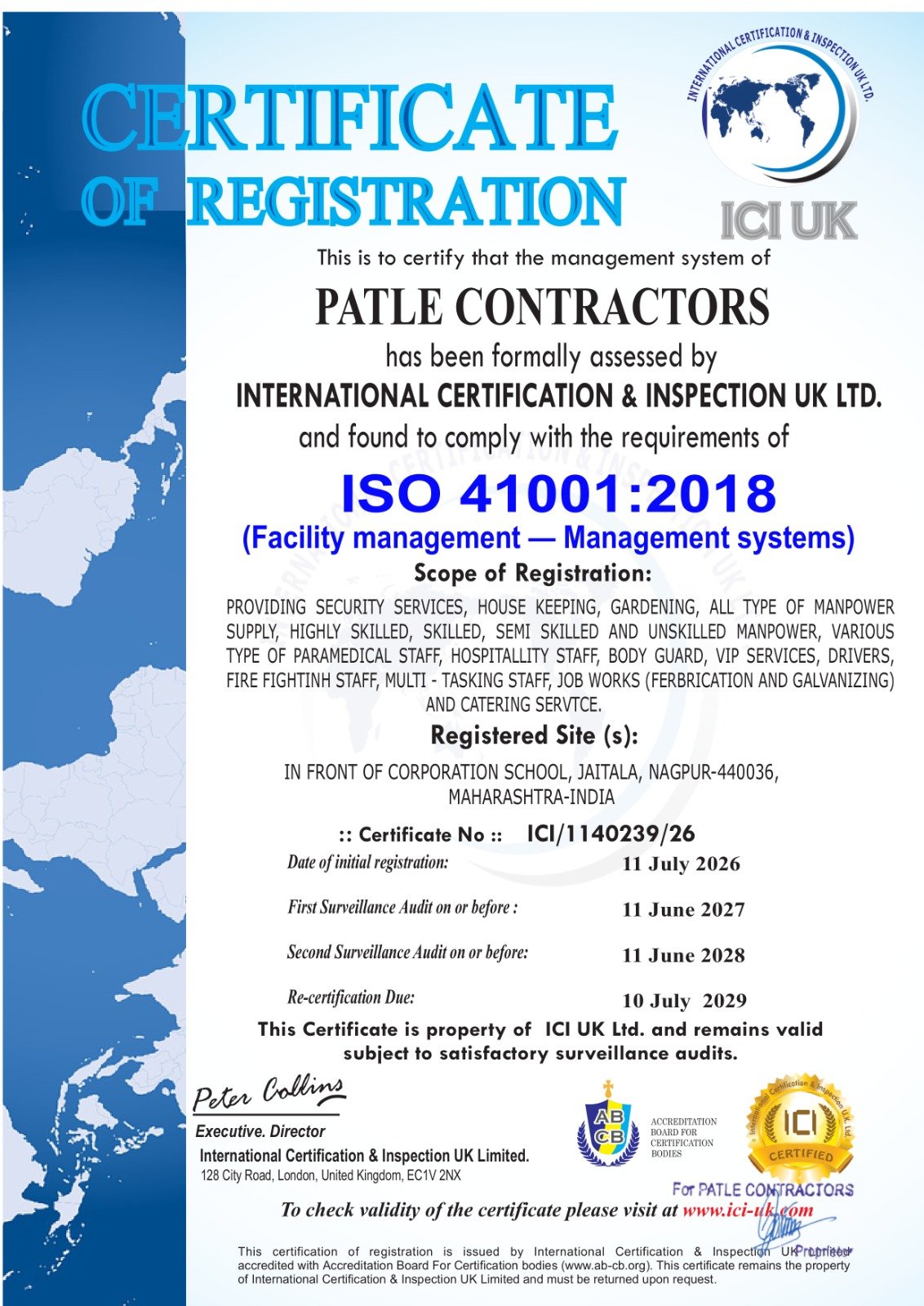 Certificate 1