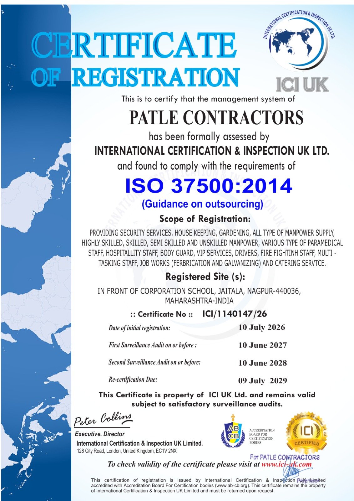 Certificate 1